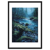 The Cerulean Current: A Whispering Flow Through the Moss thumbnail