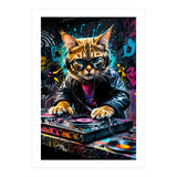 Cat Dj music (Print Only) thumbnail