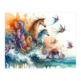 Surreal Ocean Creatures (Print Only) thumbnail