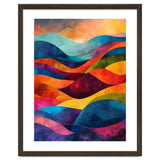 Abstract Rainbow Mountain Landscape thumbnail