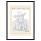 Portrait of Patience Escalier (1888) - Vincent van Gogh(ascii art) thumbnail