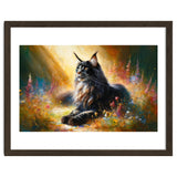 Majestic Lynx In Blooming Meadow thumbnail