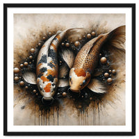 Powerful Koi Fish Pair