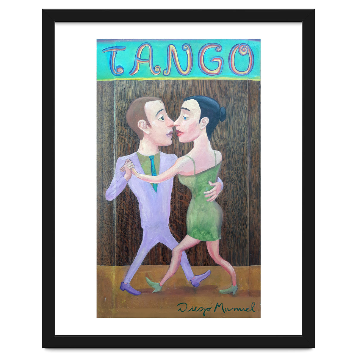 Pareja De Tango 2 Madera