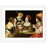French school. The Cheater with the Ace of Diamonds. Le Tricheur à l'As de Carreaux. 17th century... thumbnail
