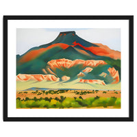 Georgia O’Keeffe – My Front Yard, Summer (1941) | Vibrant Southwestern Landscape in Modernist Style