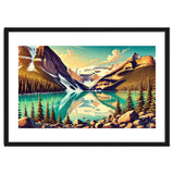 Vintage Lake Louise Banff Poster, Canada thumbnail