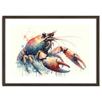 Colorful Lobster Watercolor
