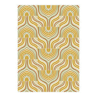Ochre Marbled Tiles (Print Only)
