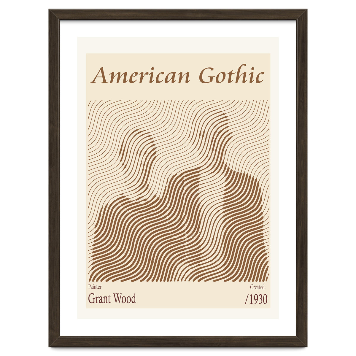 American Gothic – Grant Wood (1930)