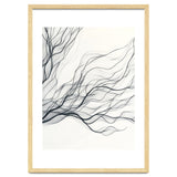 Abstract Black Branching Lines Flowing thumbnail