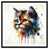 Colorful Kitten Portrait thumbnail