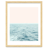 Sea Breeze, Minimal Nature Ocean Photography, Scenic Landscape Pastel Luxe Sea thumbnail