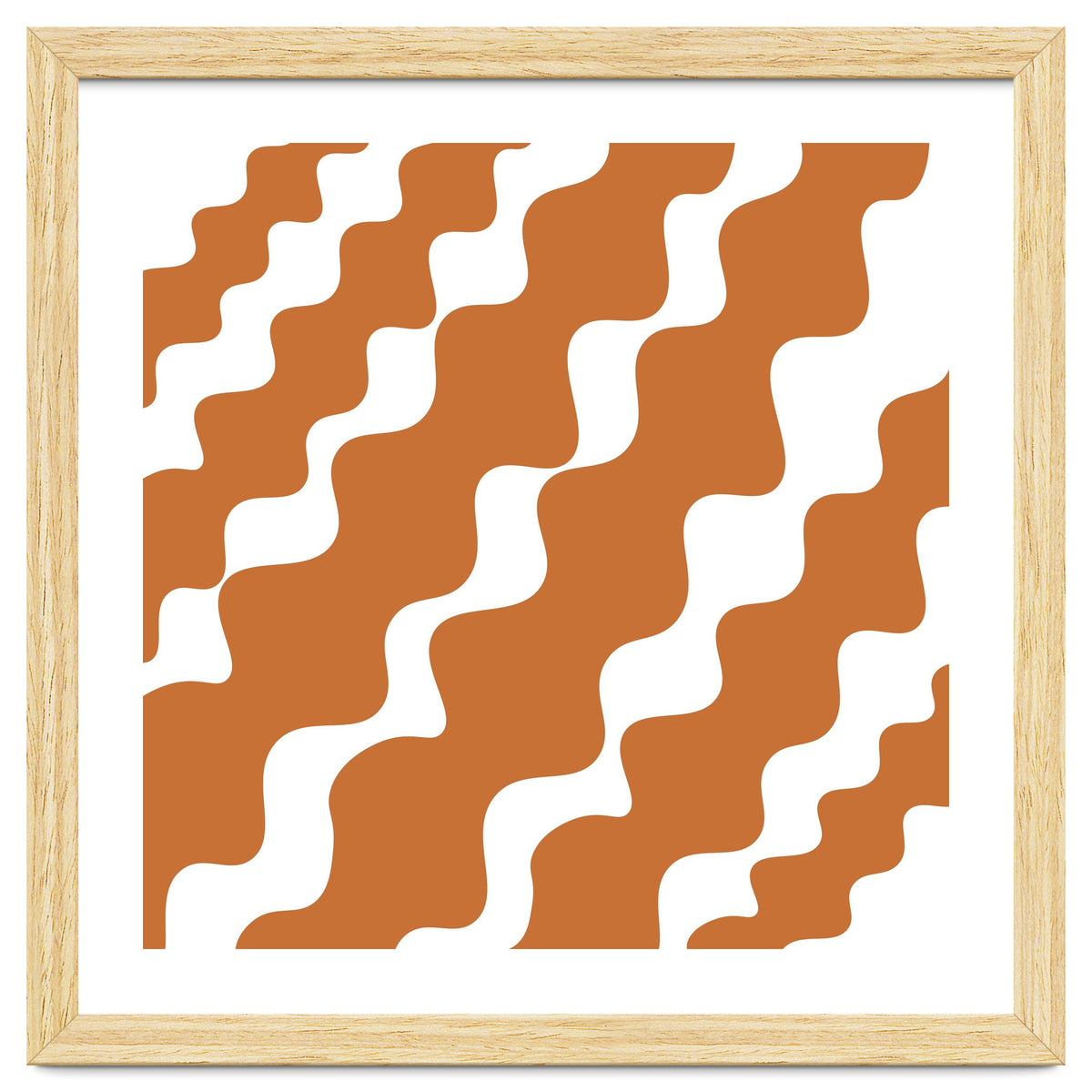Brown Wavy Pattern