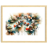 Colorful Koi Fish In Pond thumbnail