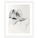 Abstract Black And White Flowing Lines Art thumbnail