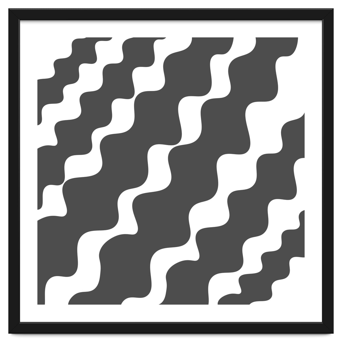Grey Wavy Pattern