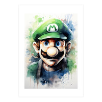 Luigi Super mario (Print Only)