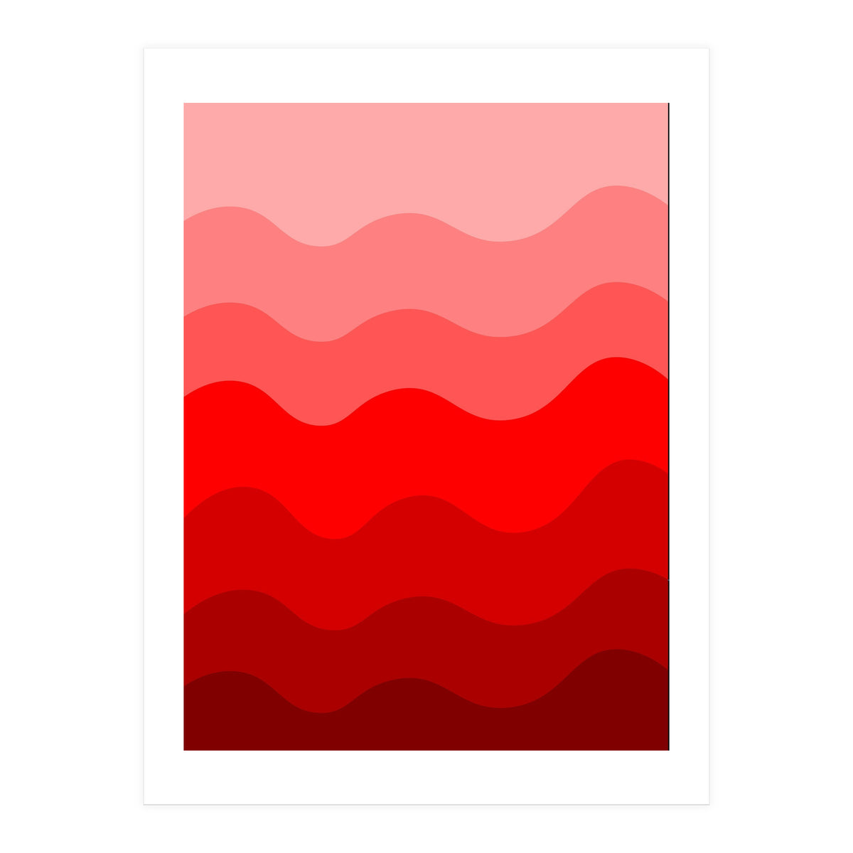 Red gradient design  (Print Only)