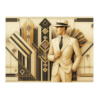 Gatsby Gentleman Art Deco Scene (Print Only)
