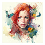 Red Hair Butterfly Light (Print Only) thumbnail