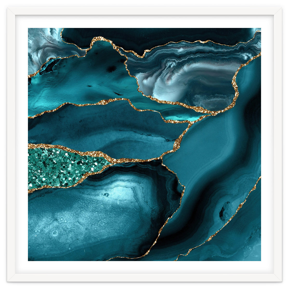 Agate Glitter Ocean Texture 10