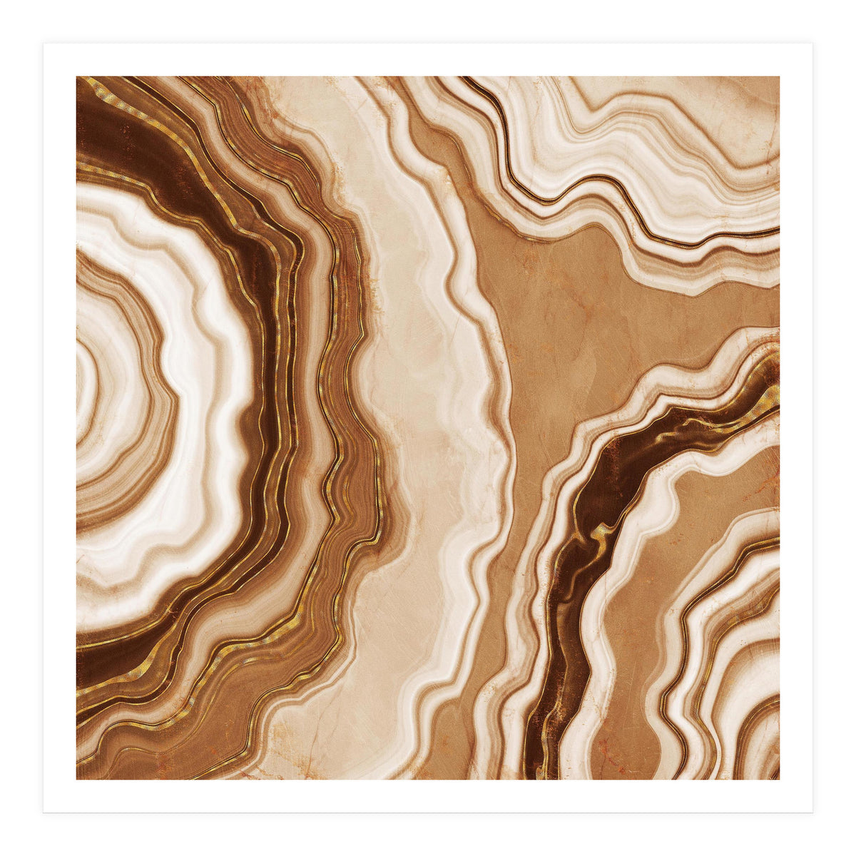 Golden Agate Texture 06 (Print Only)