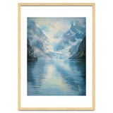 Ethereal Descent: The Glimmering Silence of the Ancient Glacial Fjord thumbnail