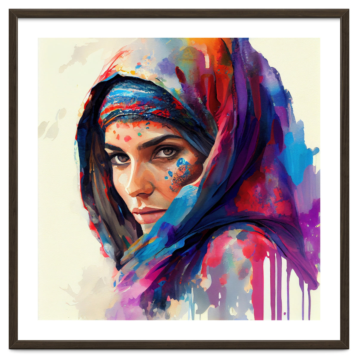 Vivid Veil Side Portrait