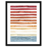 Watercolour Sunset Stripes Orange thumbnail