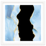 Blue & Gold Glitter Agate Texture 02 thumbnail