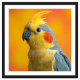 Close Up Cockatiel Parrot With Yellow Crest thumbnail