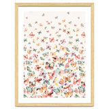 Watercolor Spring Butterflies Apricot thumbnail
