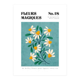 Magical Flowers No.18 Duck Egg Daisies (Print Only) thumbnail