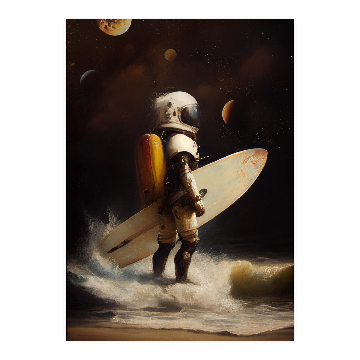 My Space Surfing Day (Print Only)