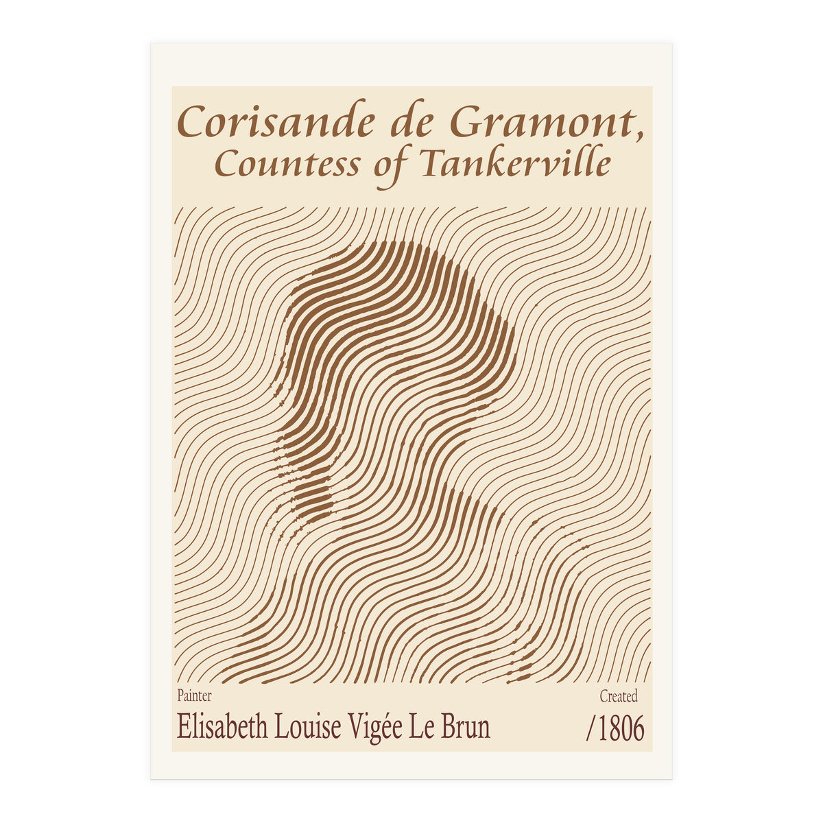 Corisande De Gramont, Countess Of Tankerville – Elisabeth Louise 1806 (Print Only)