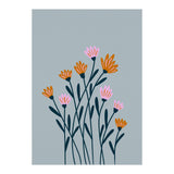 Orange and Pink Flowers (Print Only) thumbnail