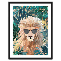 Lion Jungle wearing sunglasses