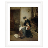The Evening Prayer. Dating: 1857. Measurements: h 46.5 cm × w 38.5 cm; d 6.4 cm. thumbnail