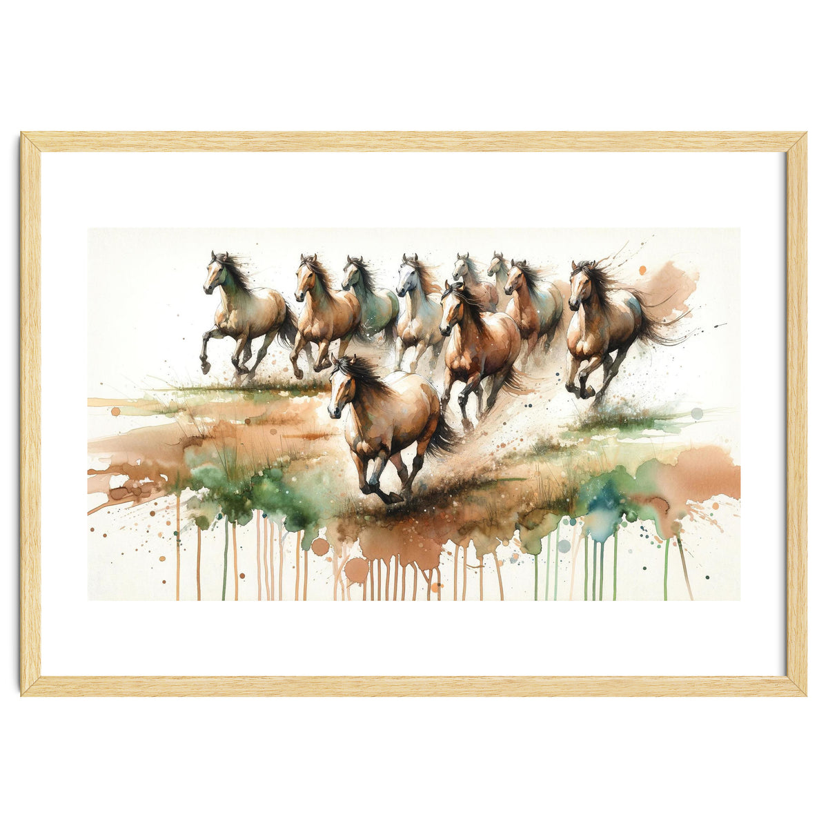 Galloping Horse Herd
