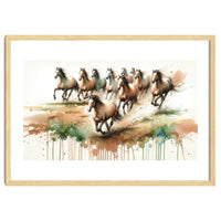 Galloping Horse Herd