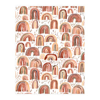 Cute Watercolor Rainbows Terracota (Print Only)