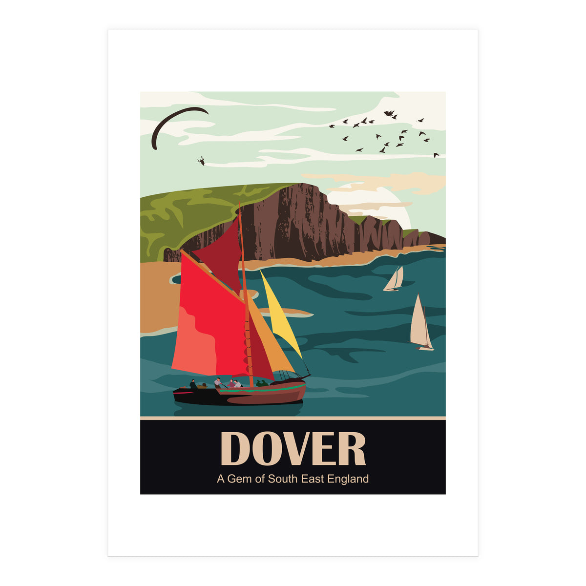 Dover, a Gem Of Southeast England (Print Only)