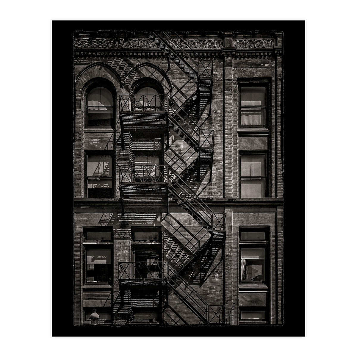 Gooderham Flatiron Building No 2 with Border (Print Only)