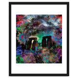 Stone Henge Vibrant Psychedelic Colors thumbnail