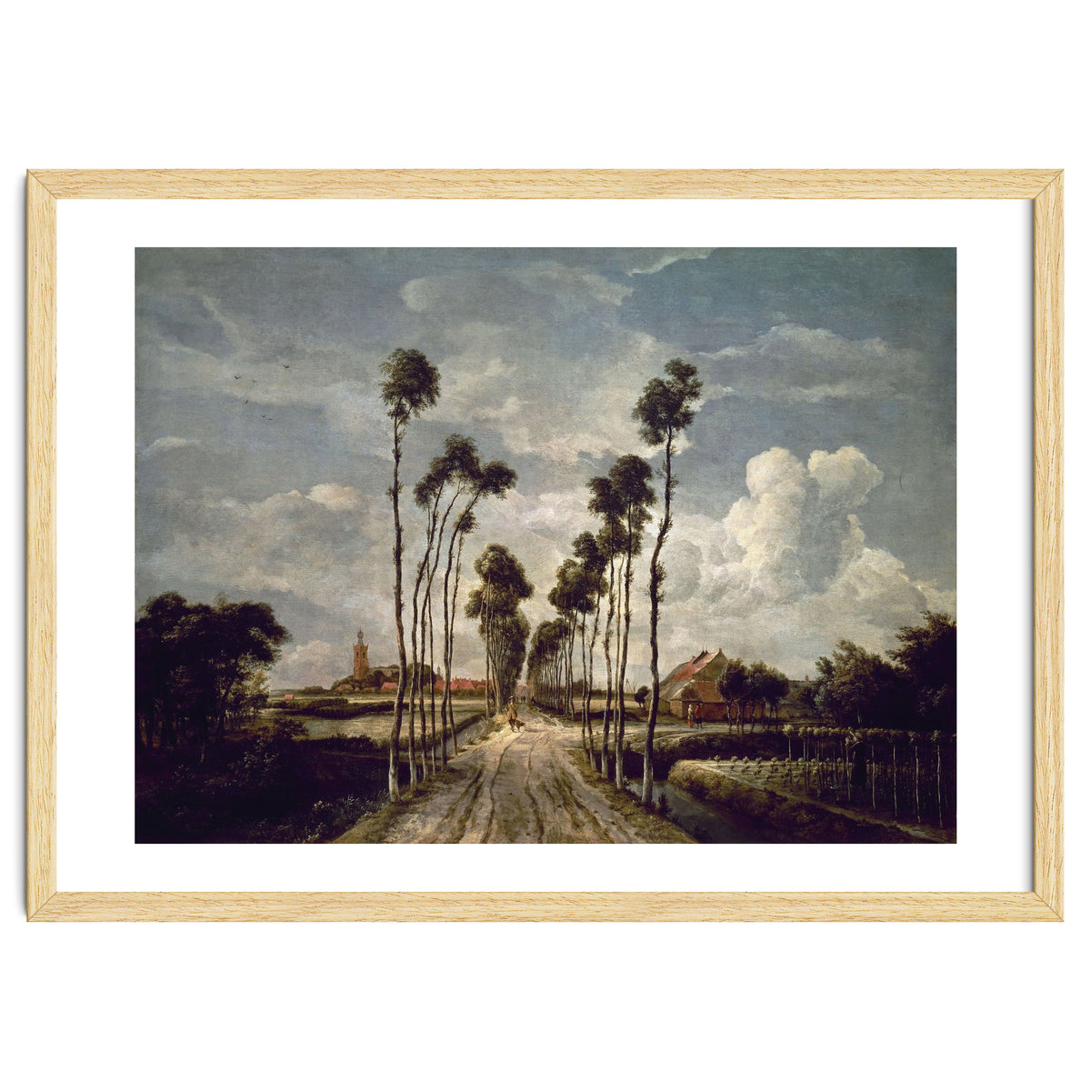 'The Avenue at Middelharnis', 1689, Oil on canvas, 103 x 141 cm.