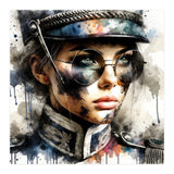 Watercolor Napoleonic Soldier Woman #5 (Print Only) thumbnail