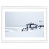 Benches in the Winter seascape thumbnail