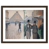 Gustave Caillebotte: Rue de Paris, temps de pluie - Paris Street in Rainy Weather, 1877. thumbnail