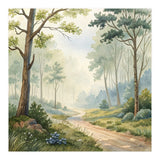 Atmospheric Forest Watercolor Painting (Print Only) thumbnail